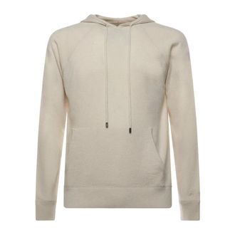MC2 Saint Barth Truien & Vesten, Heren, Wit, 2Xl, Wol, Wilbur Hoodie