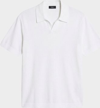 Theory Men & apos;s Brenan Johnny Collar Polo Shirt