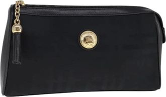 Burberry Pre-owned Clutches, female, Black, Size: ONE SIZE Pre-owned Canvas Clutch