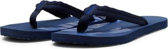 Puma Zehentrenner PUMA EPIC FLIP V2, Damen, Gr. 48,5, blau (club navy, cobalt glaze), Textil, bedruckt, Schuhe Zehentrenner, sportlicher Stil, mit bedruckt