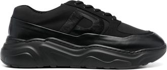 Philéo embroidered-logo low-top sneakers - men - Artificial Suede/Rubber/Fabric/Fabric/Rubber - 41 - Black