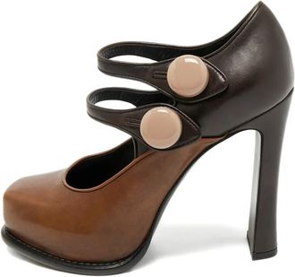 Louis Vuitton Mary Janes bicolore - Marrone