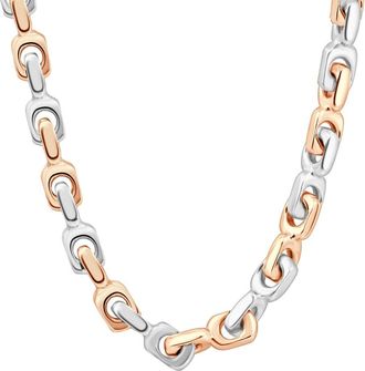 Pompeii3 Mens 14k Gold (183gram) or Platinum (344gram) 8mm Link Chain Necklace 23