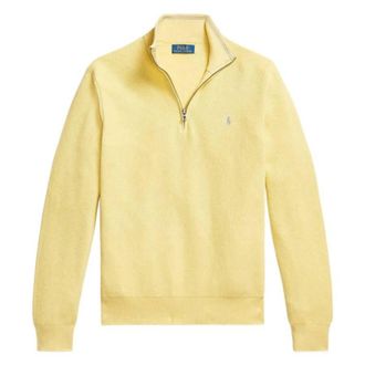 Polo Ralph Lauren Mesh-Knit Quarter-Zip Jumper, Size X-Large