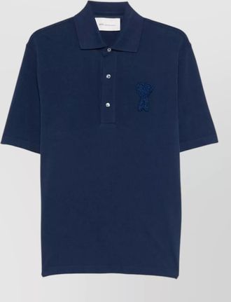 Ami ami de couer cotton polo shirt short sleeves