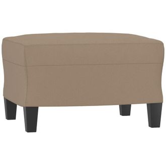 vidaXL Vidaxl - Reposapi&eacute;s De Cuero Sint&eacute;tico Color Capuchino 60x50x41 Cm