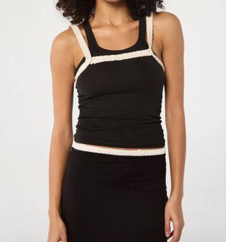 The Line By K Salome Tank In Black