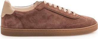 Brunello Cucinelli Brown Lace-up Sneakers