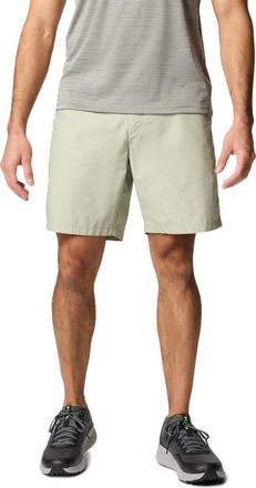 Columbia Mens Washed Out Short, Cotton, Classic Fit, Safari, 34W x 8L