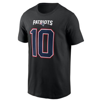 Nike Drake Maye New England Patriots Carbon Nike Mens NFL T-Shirt in Black | N19900A8KF-GZY