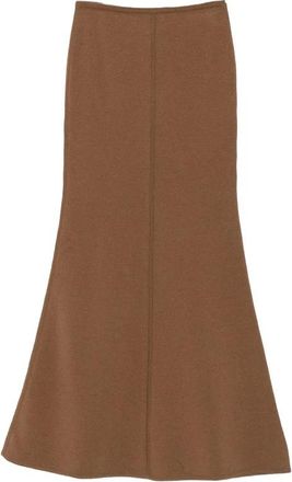 Max Mara Mxspiuma 117F 002 Falda - Skirts - Mujer - Marr&oacute;n - M
