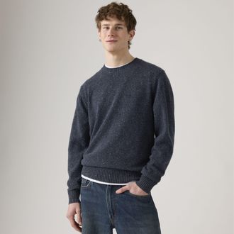Levi's Original Housemark Sweater - Mens - S - Blue