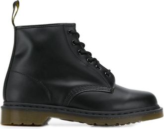 Dr. Martens 101 Enkelboots met veters - Heren - Veterlaarzen - Zwart - 39 EU - Leer - Schoenen