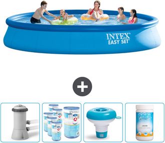 Intex Piscina Easy Set Redonda - 457x84 Cm - 7-piezas Scb89