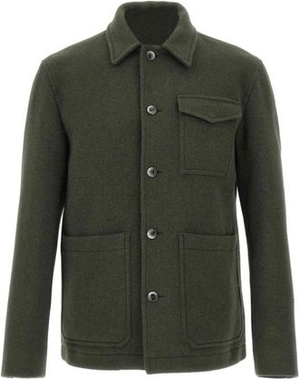 Herno Heren, Jassen, Groen, Maat: 2XL Wol