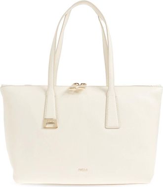 Furla Tote Bags, female, Beige, Size: ONE SIZE Olivia Medium Shopper Bag