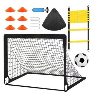 OEM Porter&iacute;a De F&uacute;tbol Infantil, Porter&iacute;a De F&uacute;tbol Grande Para Ni&ntilde;os Y Adultos, Porter&iacute;as De F&uacute;tbol Plegables Con Postes De Fibra De Vidrio Y Redes De Al
