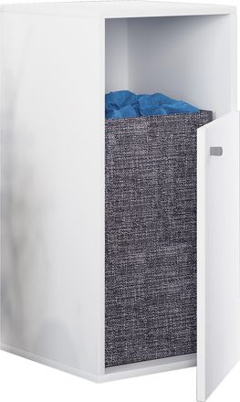 ebuy24 Ebuy24 - Gabinete De Ropa De Madera Vcm Descanso De Ropa Cesta De Lavander&iacute;a Dimensiones Aprox. Al. 74 X W 40 X P. 39 Cm - Dreso L 1f (blanco)