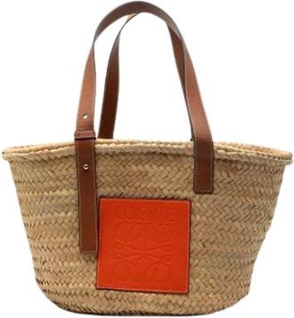 Loewe Pre-owned Tote Bags, female, Beige, Size: ONE SIZE Pre-owned Tote Bag