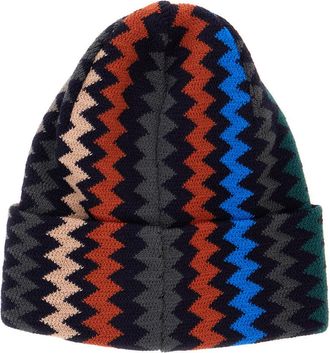Missoni Mens Beanie Black Acrylic Hat