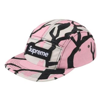SUPREME FW26 Military Camp Cap Pink Predator Camo SUP-FW26-2026-PNK