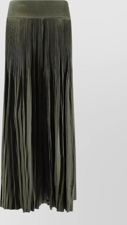 Joseph pleated satin skirt
