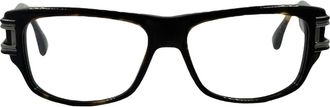 Dita Eyewear Klassieke rechthoekige zonnebril met titanium details - unisex - Brillen - Bruin - ONE Size - Accessoires