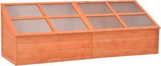 vidaXL Invernadero De Madera 180x57x62 Cm Vidaxl