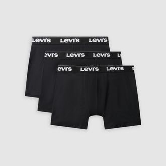 Levi's Repeat Logo Boxer Brief 3 Pack - Mens - 2XL - Black