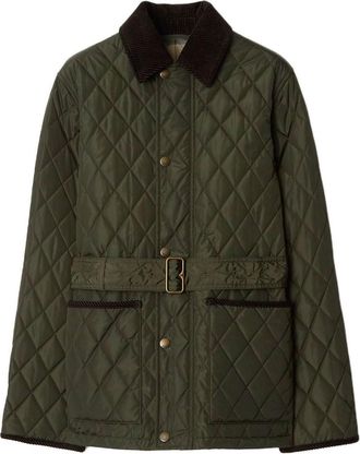 Burberry (WMNS) Burberry 25 Quilted Nylon Jacket Green 81103771
