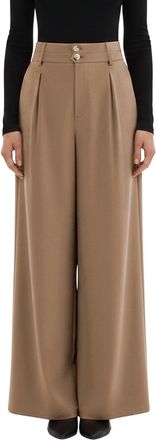 Generic Flared Trousers Women, Work Tailored Bootcut Formal Wide Straight Leg Trousers for Women Teacher Work Office Elegant Clothes Going Out Smart Casual Bu