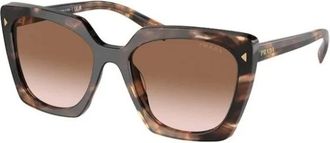 Prada Accessoires, unisex, Bruin, ONE Size, Sole Pr 23Z Zonnebril