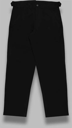 Comme Des Gar&ccedil;ons Heren, Broeken, Zwart, Maat: S Leer