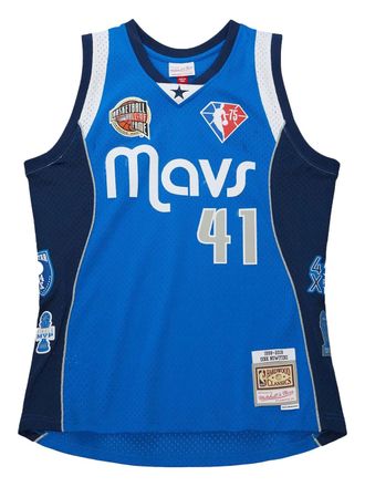 Mitchell & Ness Dirk Nowitzki Dallas Mavericks 2011-12 jersey - Blue