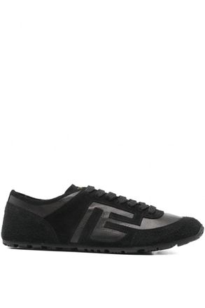Balmain RACER 45 SUEDE SNEAKERS Size: 45, colour: BLACK