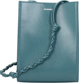 Jil Sander Green Leather Crossbody Womens Bag