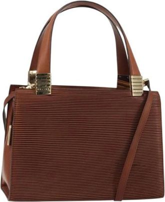 Celine Pre-owned Handbags, female, Brown, Size: ONE SIZE Pre-owned Vintage Handbag