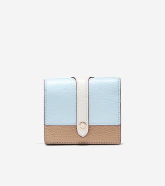 Cole Haan Womens Esme Bifold Wallet - Blue