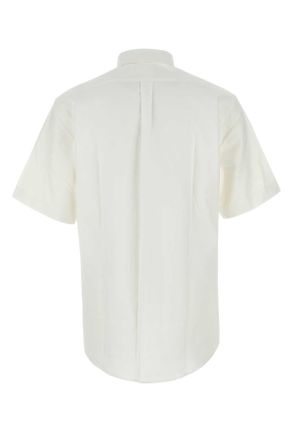 Givenchy Mens White Oxford Shirt Exterior: Cotton Camicie