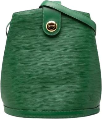 Louis Vuitton Pre-owned Bucket Bags, female, Green, Size: ONE SIZE Pre-owned The Cluny