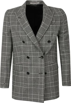 Tagliatore Jasmine Blazer - Dames - Jassen - Grijs - Maat: 2XS Leer