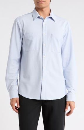 Theory Irving 2P Stretch Button-Up Shirt in Olympic at Nordstrom Rack, Size Xx-Large