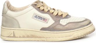Autry Sneakers, male, Multicolor, Size: 11 US Bronze Silver Leather Sneakers