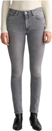 GANT Stretch Slim Fit Jean Farla - Dames - Skinny Jeans - Grijs - W29 - Katoen - Jeans