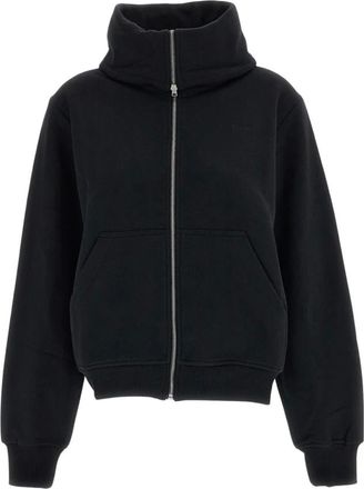 7 For All Mankind Zip-through - - Sweatshirts & Hoodies - Donna - Nero - M