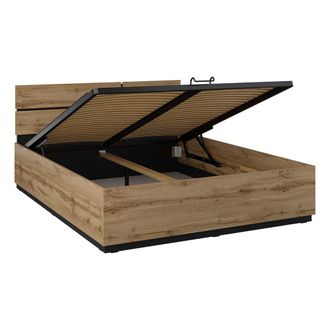 Petits Meubles Cama arc&oacute;n 160x200 con somier paneles laminados madera