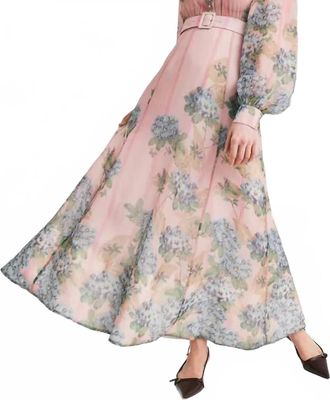 byTiMo Organza Belt Dress In Blue Wallpaper