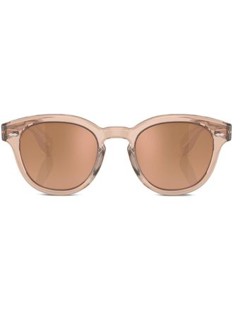 Oliver Peoples Occhiali da sole tondi Cary Grant - Rosa