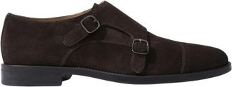 Scarosso Francesco Moro Scamosciato Monk Schoenen - Heren - Nette schoenen - Bruin - 39 EU - Su&egrave;de - Schoenen