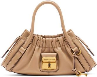 Marc Jacobs The Suede Cristina Small Crossbody Satchel in Camel at Nordstrom